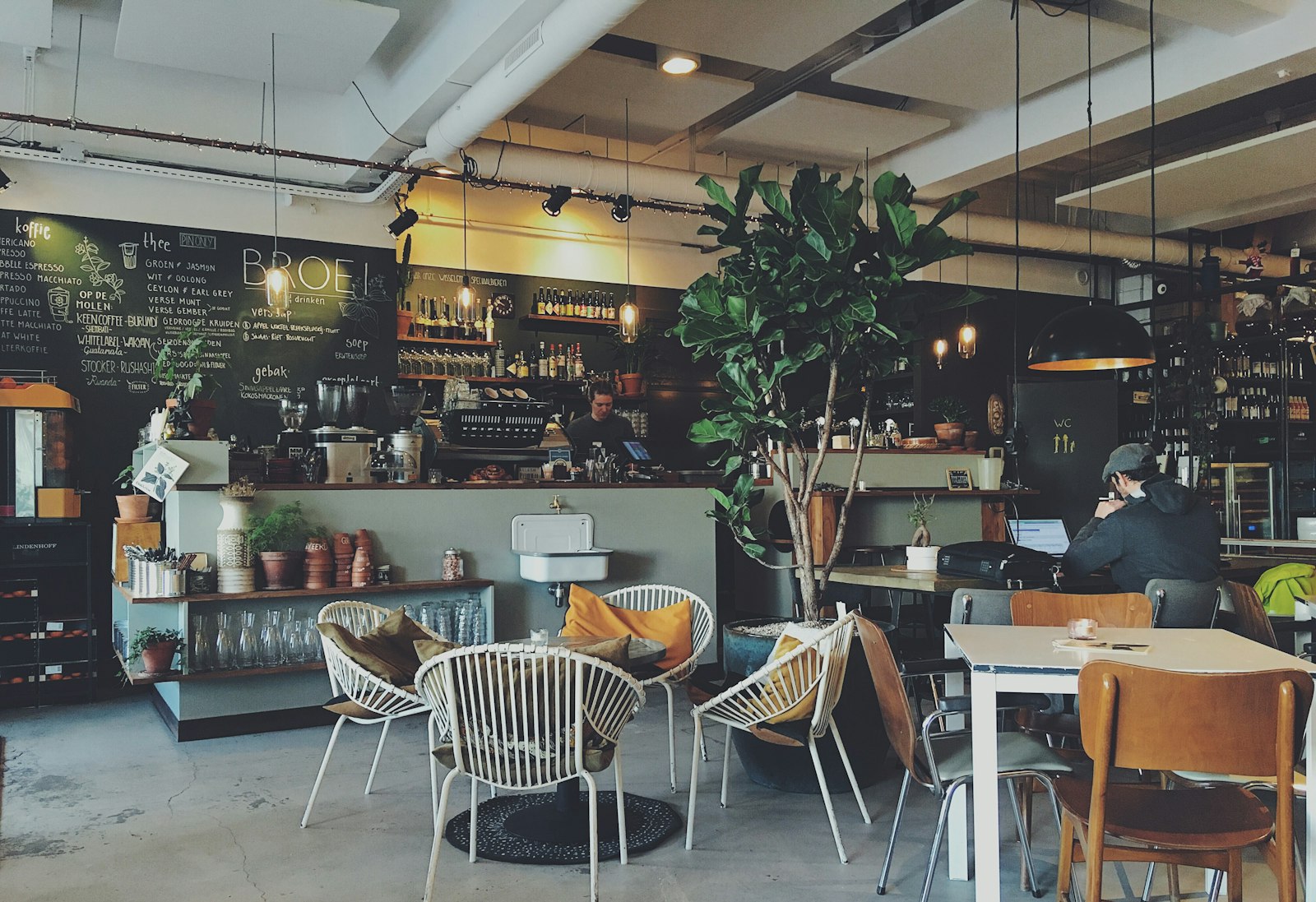 Inside a busy café — the kind of thriving local business whose website should look just as good